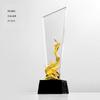 Customized High-end Crystal Trophy, Excellent Staff Company Annual Meeting Award Home Decor, Gold, Silver, Copper Souvenirs, 1Pc