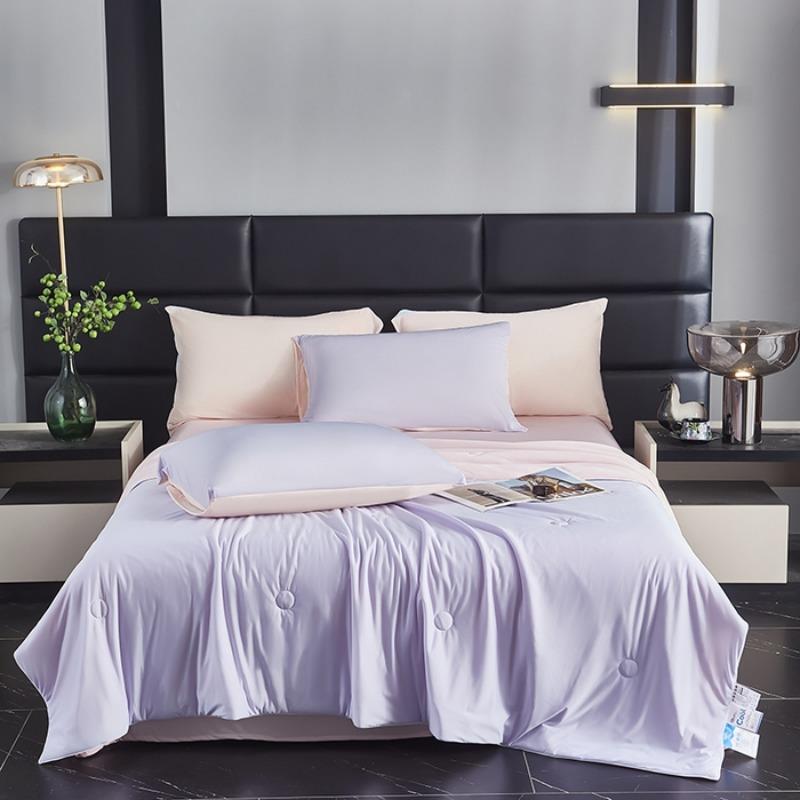 new summer cool summer quilt single piece machine washable washed ice silk color matching summer cool quilt no pillowcase