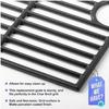 Black Matte Enamel Outdoor Grill, Kitchen & Bathroom Storage Rack, Refrigerator Shelf