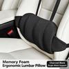 Breathable Mesh Lumbar Support Cushion Memory Foam Back Support Pillow  For Car Seat