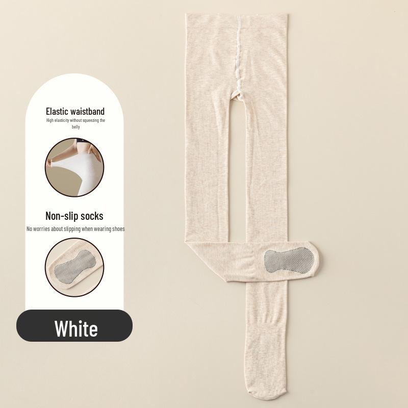 Tongan Store Women's Tummy Control Fleece Pantyhose: Thin Autumn Cotton Leggings & Winter Thick Outerwear