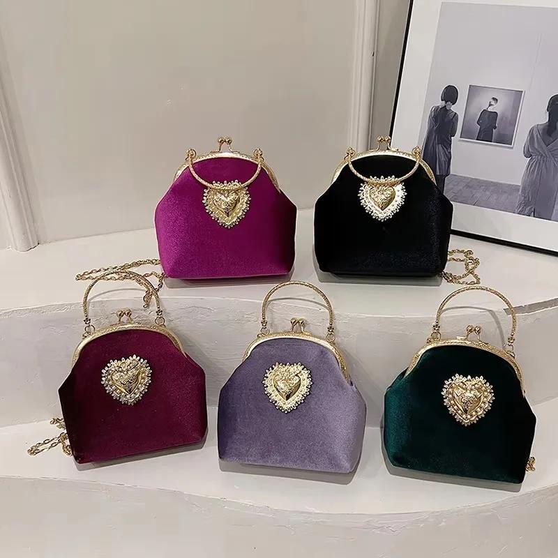 Seiden-KETTEN Solide Schultertaschen Metall-Dekoration Nähgarn Damen-Taschen 2026 Hohe Qualität Weicher Reißverschluss Damen-Handtaschen