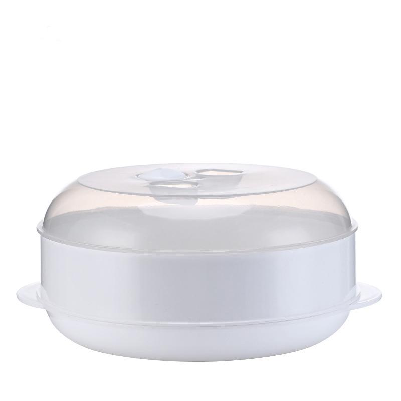 YOMDID Мікрохвильова піч Спеціальна пароварка PP Пароварка для приготування булочок на пару з кришкою Міцне кухонне приладдя для приготування на пару 1/2 шари