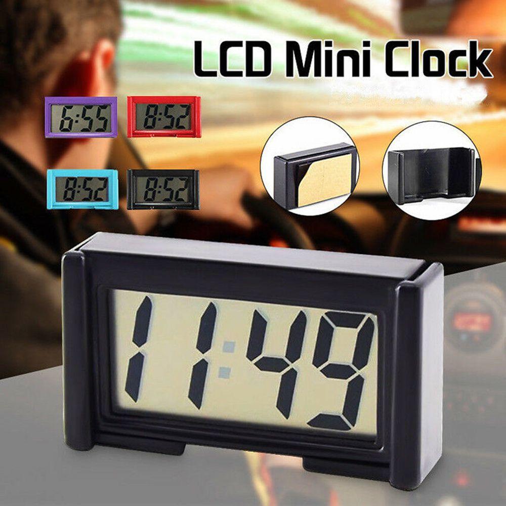 Portable Electronic LCD Screen Digital Clock Calendar Table Clock Mini