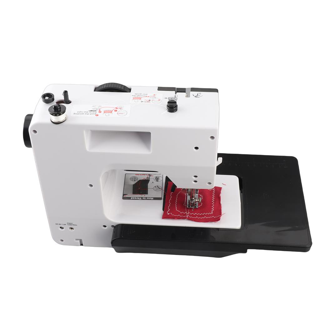 Portable Sewing Machine with Extension Table Built-in 38 Stitches Electric Sewing Machine Dual Speed   Supports Reverse SewingCelsiusAuto Thr