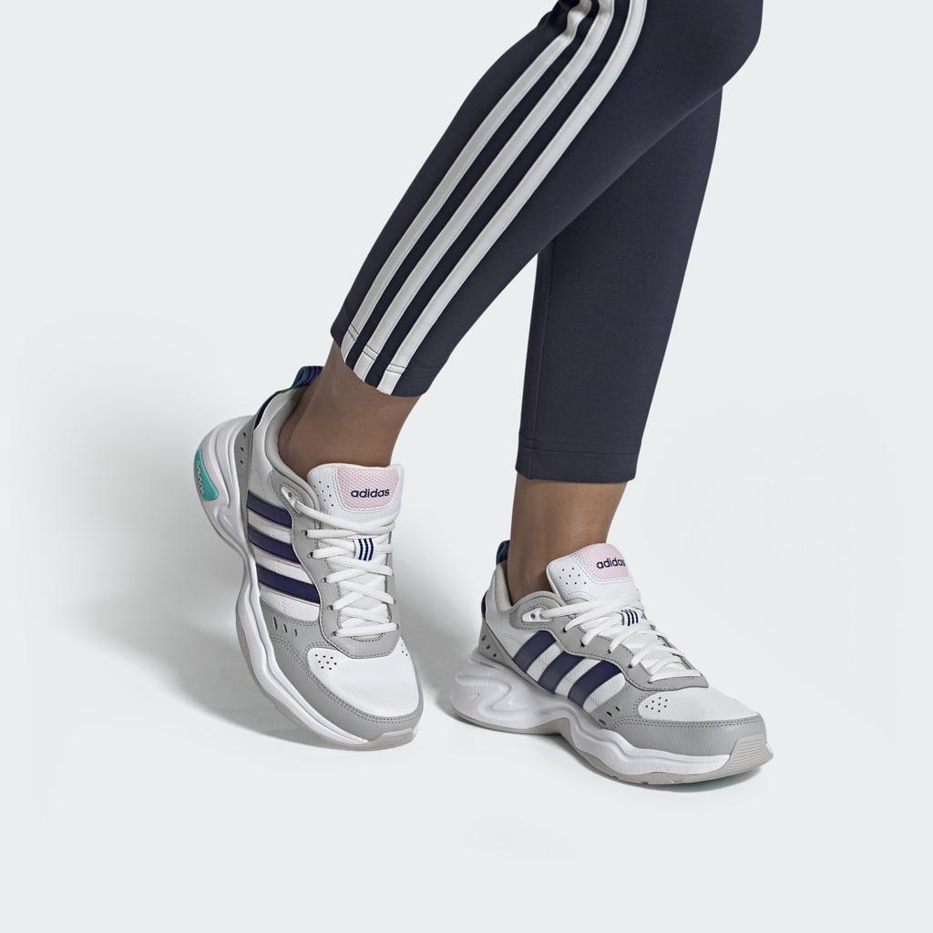 Adidas Strutter 'White Dark Blue' Women's EG2689