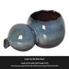 Kiln-Fired Ceramic Water Jar with Filtration, Circulation, and Ornamental Flow for Fish Tanks