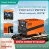 Portable Solar Rechargeable Power Bank for Outdoor and Camping Use