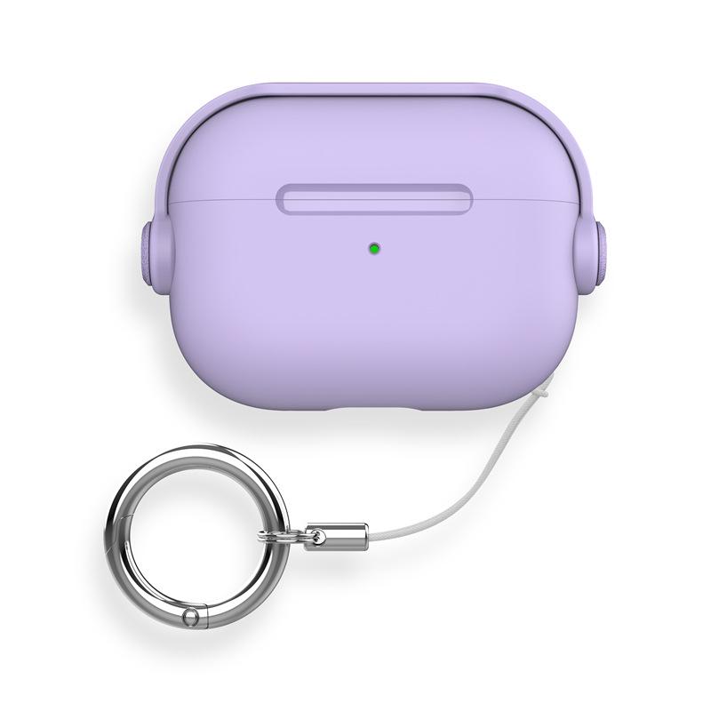 Étui pour AirPods Pro 2 avec cordon et verrou de sécurité - Compatible avec les AirPods 4
