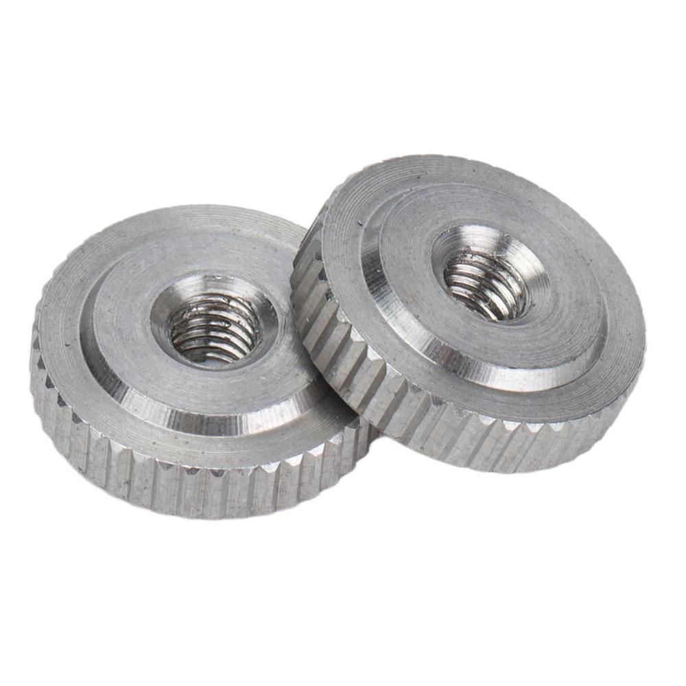 10pcs Durable Hand Tightening Nuts Flat Head Metric Thread Nut Knurled Thumb Nuts For 3D Printer