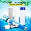 5-stufiges Umkehrosmose-RO-Ersatz-Wasserfilter-Set, 5-teilige 75-GPD-Membran-Wasserfilterkartusche