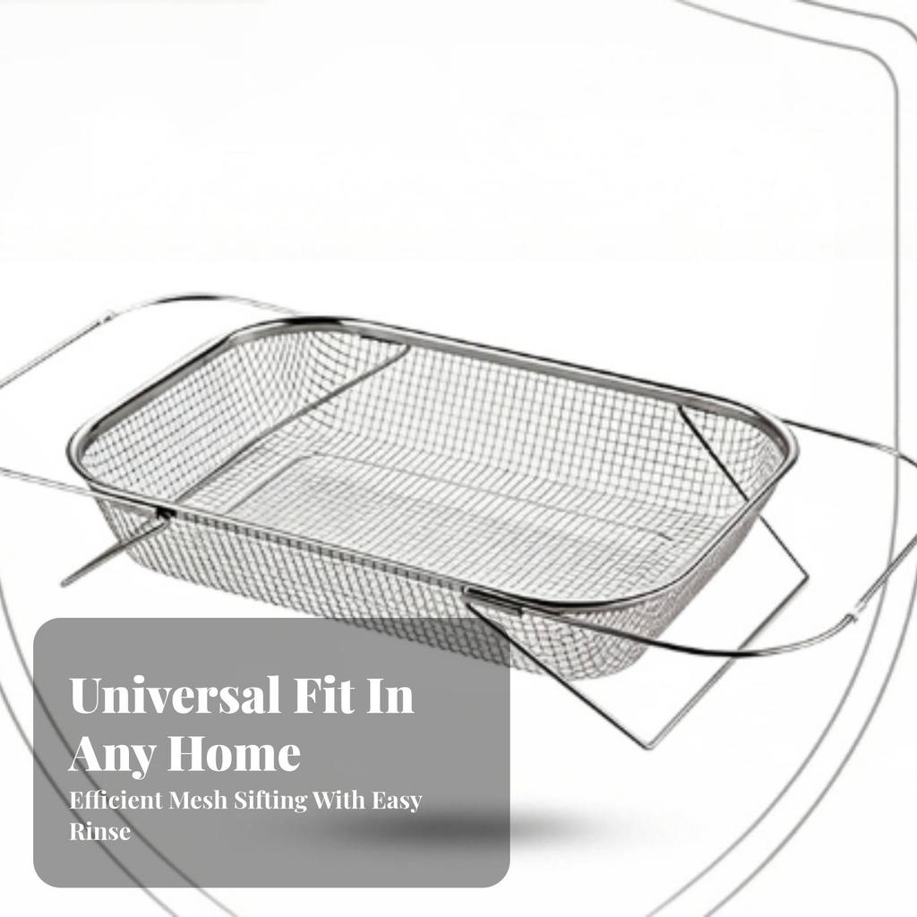 Cat-Litter Filtering Sieve Easy to Clean Mesh Sifter with Wire Legs Reusable
