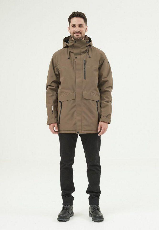 Зимняя куртка Whistler Parka Buron длинного кроя зеленого цвета