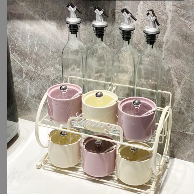 11-Piece Ceramic Spice Jar Set