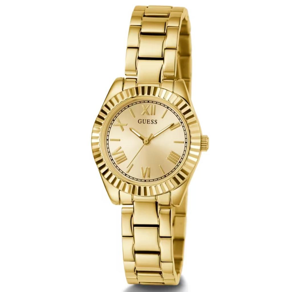 Luxury Quartz Wrist Watch Guess W0687L2 Gold Stainless Steel Chronograph