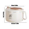 Lunch Bowl Double-Layer Anti-Scald Lunch Box With Tableware Lid Stainless Steel Lunch Bowl Large Capacity Can Drain Ramen Bowl