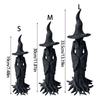 Halloween Decorations Crackers Barrels Witch Statue Desktop Ornament magicians Decorations,Resins Witches Figurines