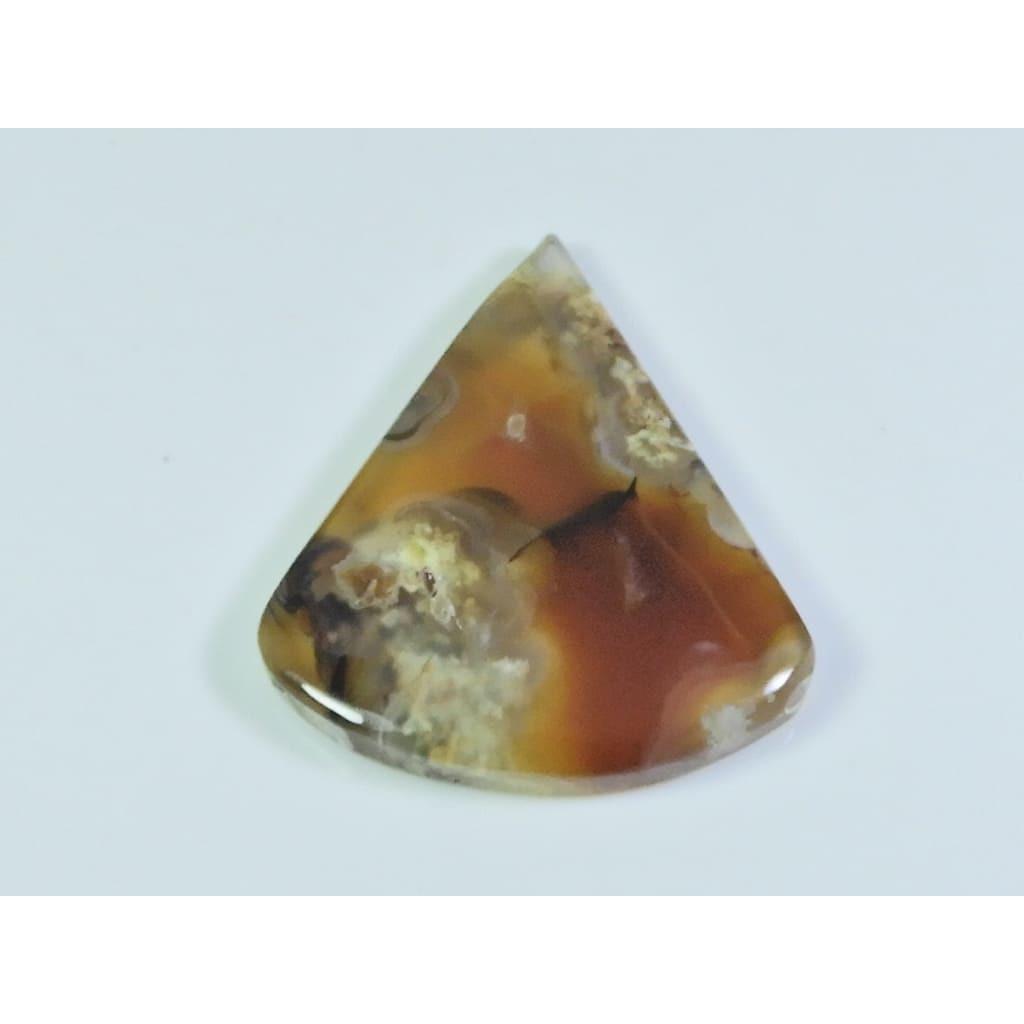 41Cts. Natural Tree Moss Agate Fancy Cabochon Loose Gemstone 30X37X04MM D-149