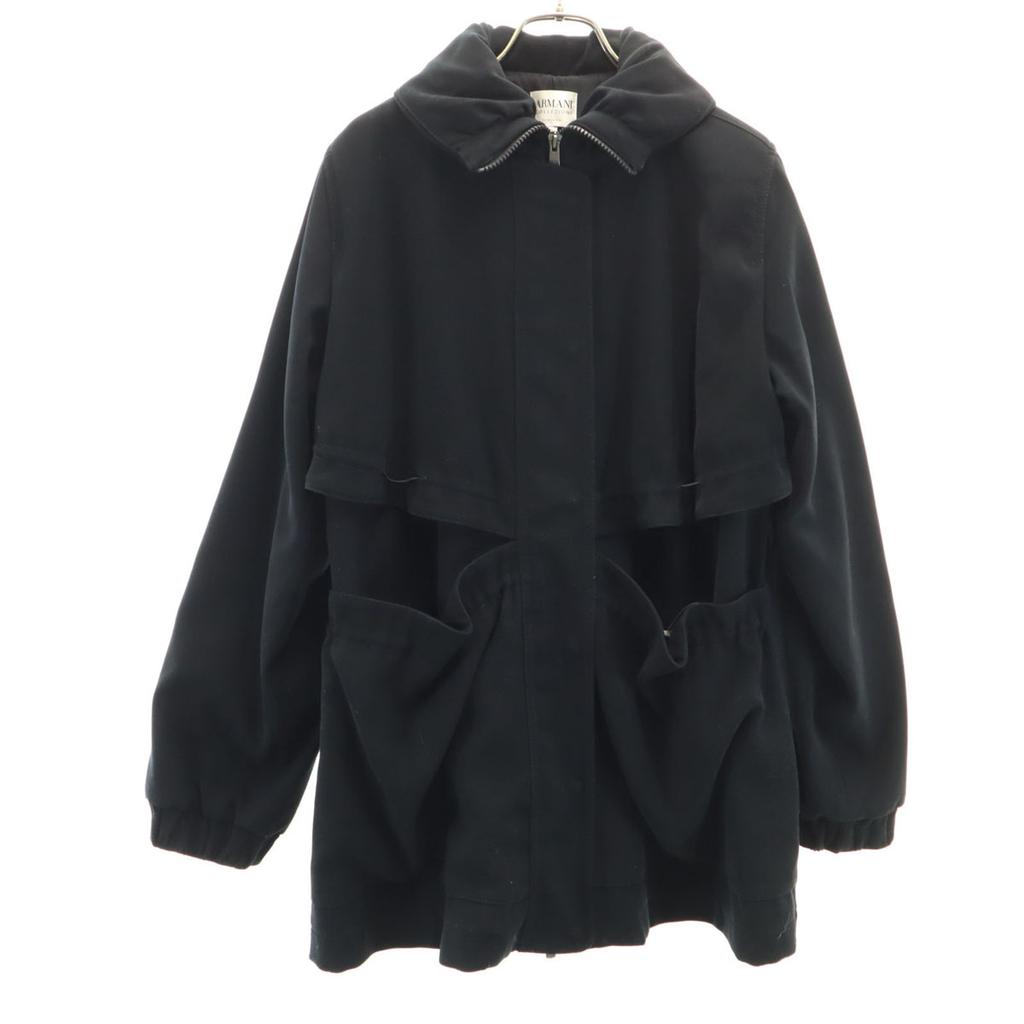 Armani Made In Italy Zip Jacket 38 Black Women Used