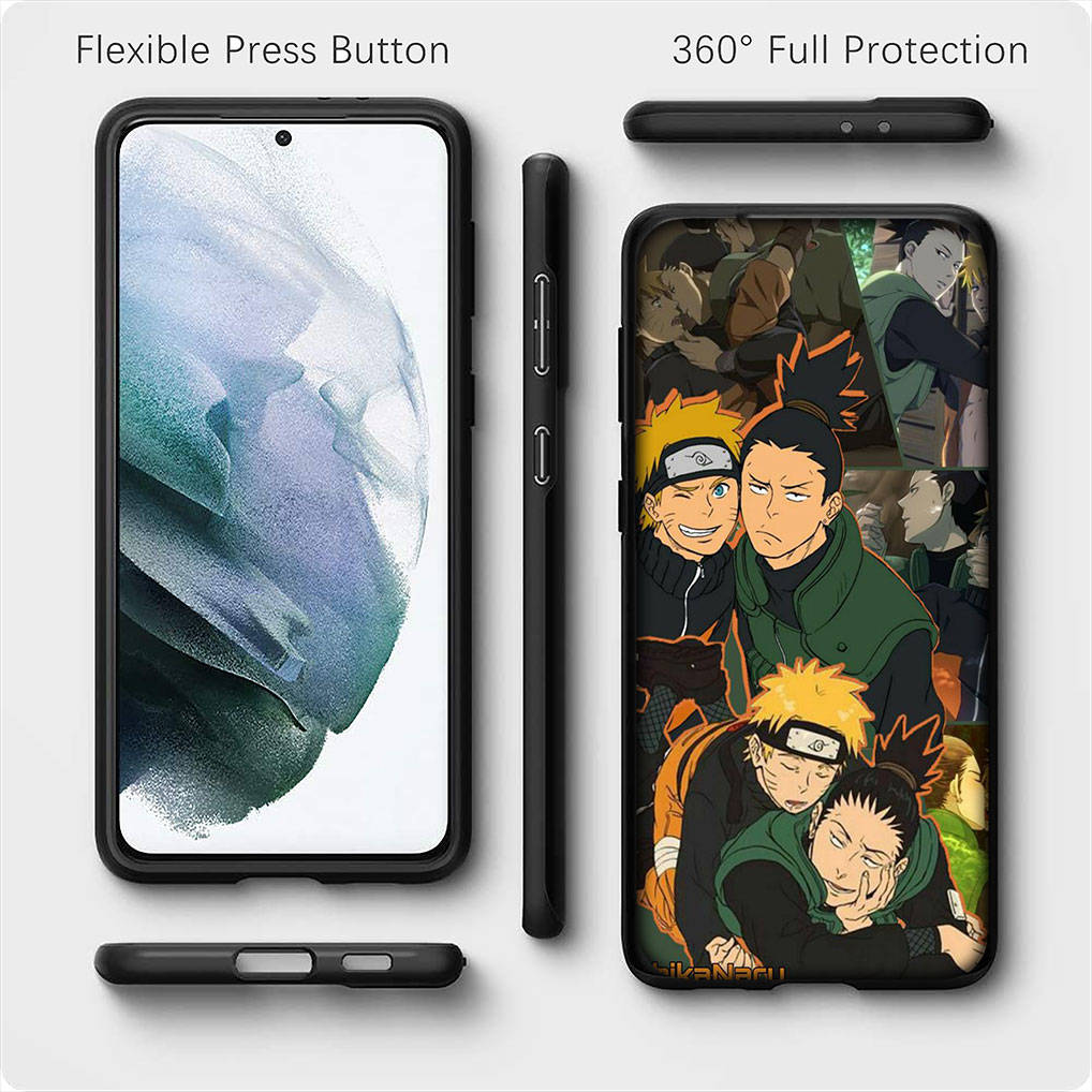 For Samsung Galaxy S24 S23 iPhone 16 15 14 Xiaomi Redmi Note 13 12 11 10 8 Plus 9 Pro Max X XR A16 Telefondeksel Naruto Nara Shikamaru OPPO Huawei Deksel