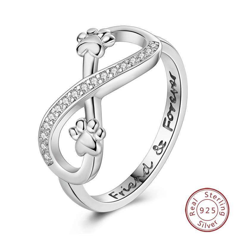 Fashion Luminous Firefly Rings 100% 925 Silver Eternal Heart-Shaped Zircon Rings Fine Wedding Engagement Jewelry Gifts