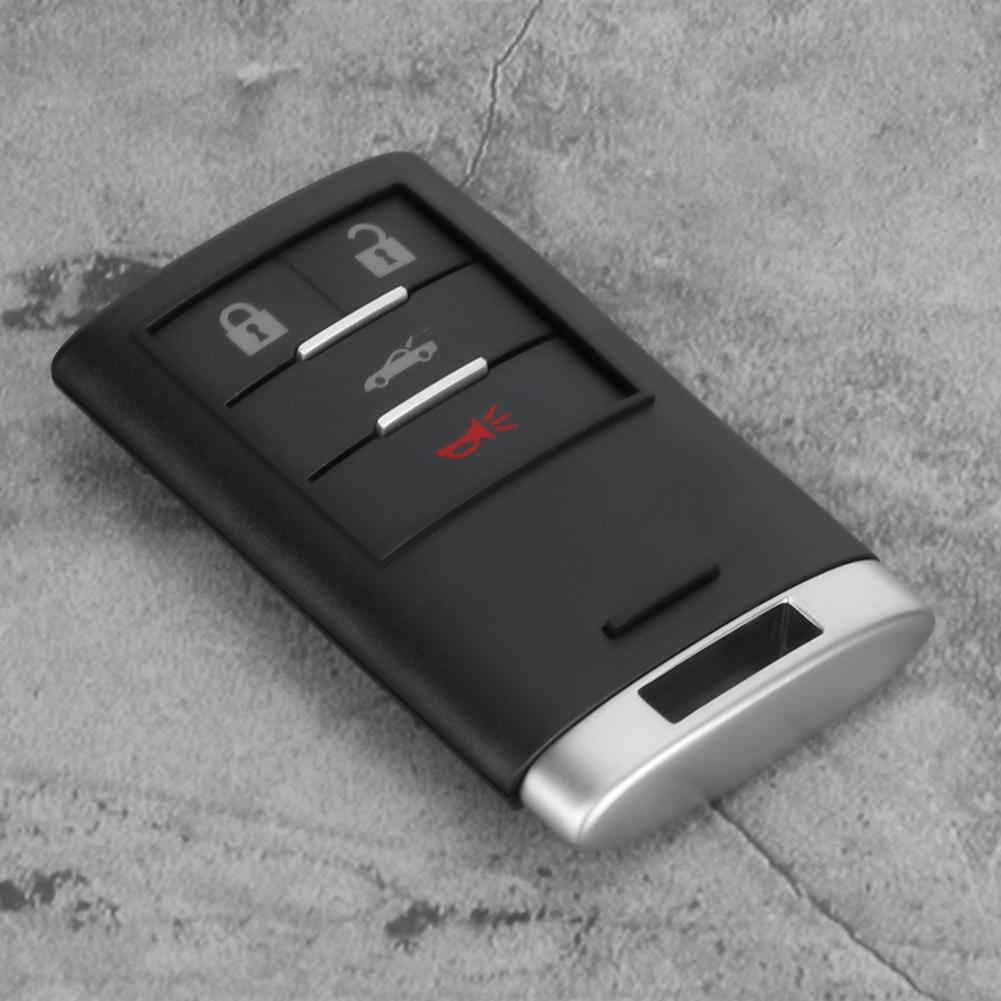 Durable Textured 4 Button Car Remote Smart Key Fob Case Shell Fit for Chevrolet Corvette