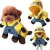 Cute Standing Costume, Little Yellow Transformation Costume, Dog and Cat Clothes, Autumn and Winter, Halloween Pet Clothes