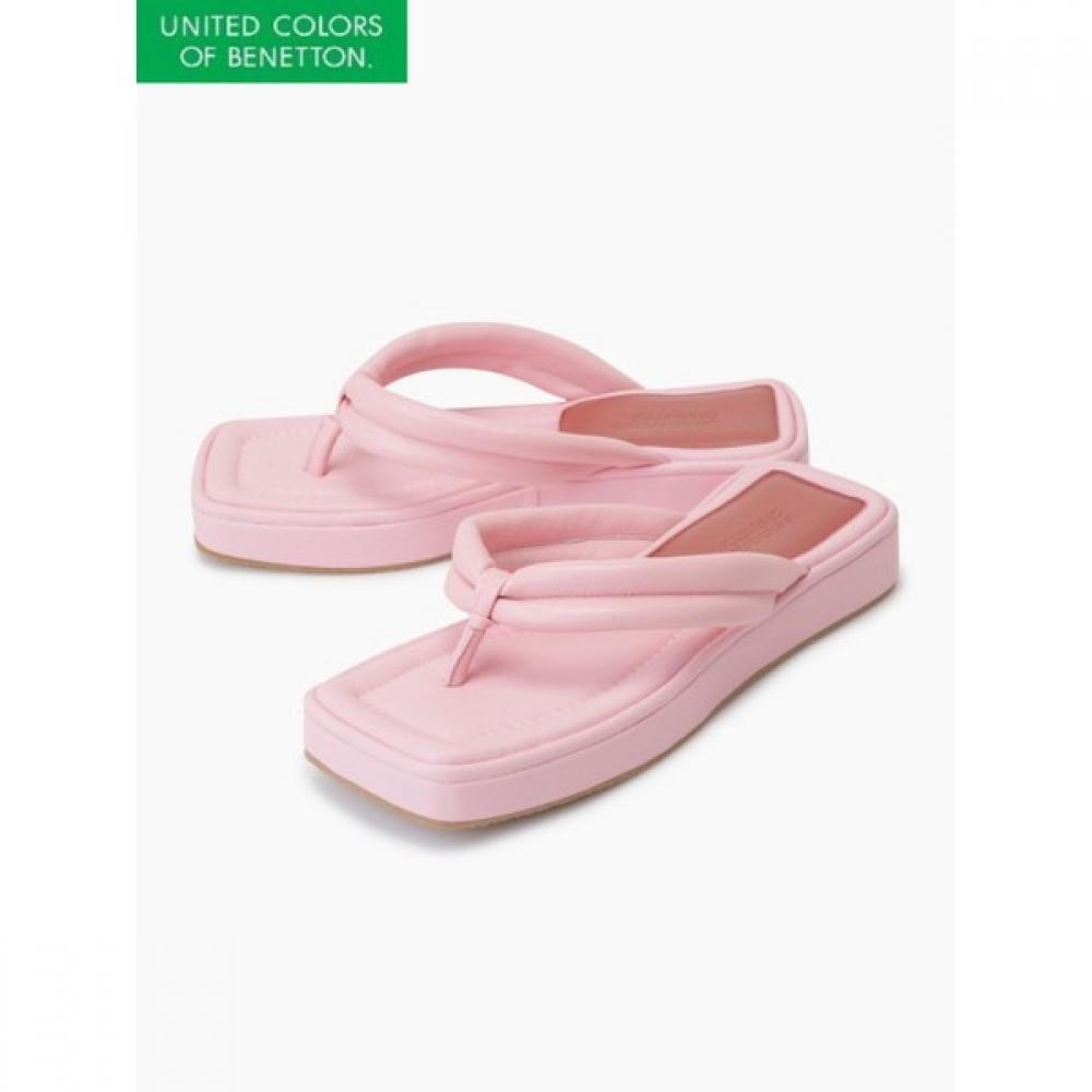 

Летние тапочки из коровьей кожи Benetton Bcsh50231 PK/245