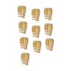 10pcs Hearing Aid Spring Earwax Blocking Prevention Spring Accessory for ITE ITC CIC Hearing Aid Tube