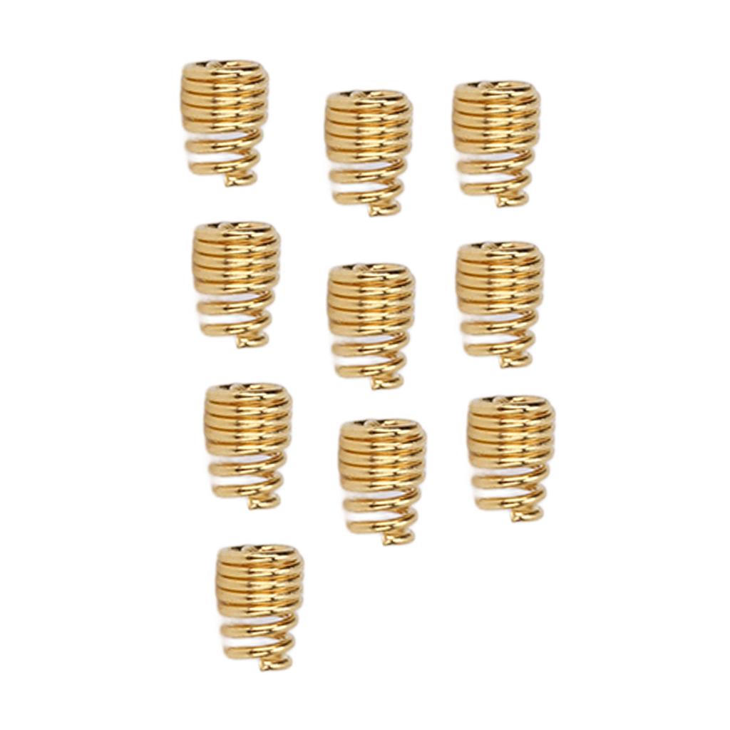 10pcs Hearing Aid Spring Earwax Blocking Prevention Spring Accessory for ITE ITC CIC Hearing Aid Tube