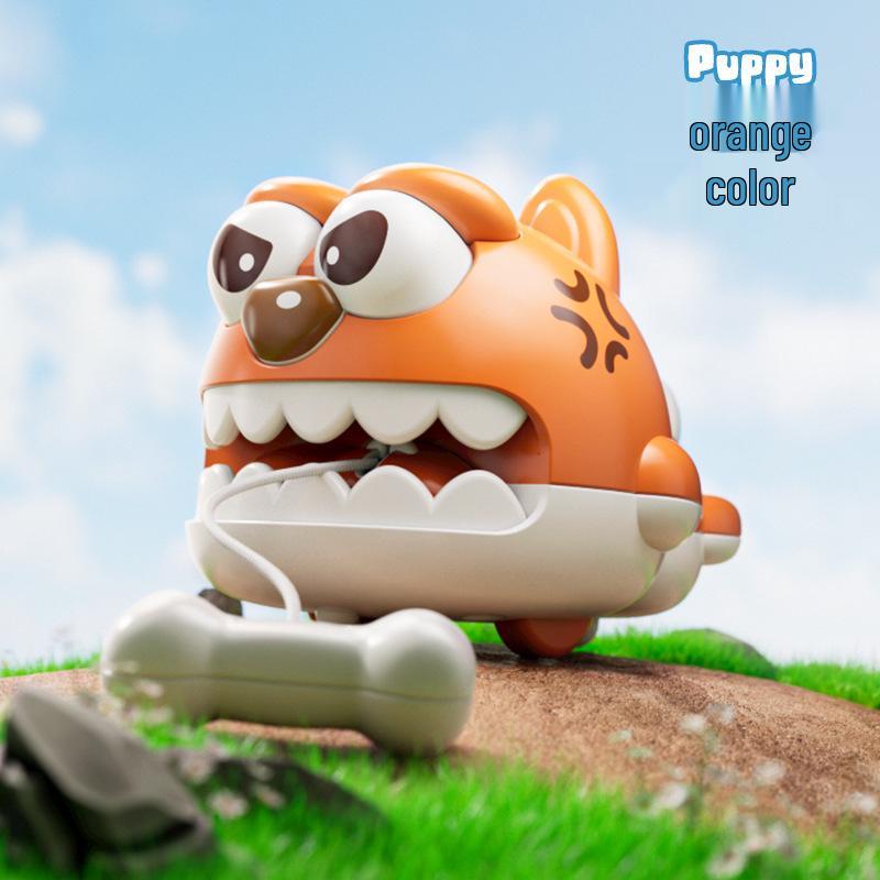In-Stock Pull-String Elephant Car: Cute Crawling Baby Toy for Holding Head Learning
