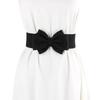 Practical Bow Waistband Elastic Wide Stretch Waist Belt for Girls Clothes Accessories Lady Dress