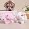 Animal Plush Keyring With Flower Hat And Bow For Kids And Teens Gift