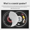 SAST 6.5-inch Frameless Coaxial In-Ceiling Speaker Kit CN Plug (adapter Included)