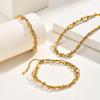Vnox Stainless Steel Round Ball Multilayered Snake Chain Necklace Anklet Bracelet for Women Antiallergy Summer Holiday Jewelry