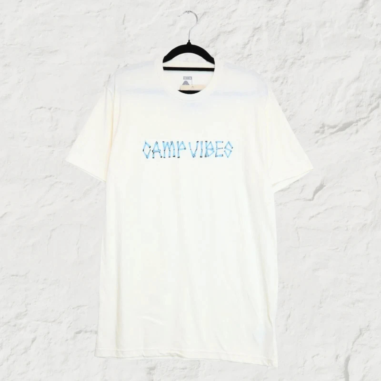 Poler Bamboozled T-Shirt – Natural – Streetwear Tee – Size M 4XL