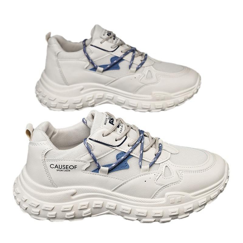 Мужские повседневные кроссовки на шнуровке. Дышащая спортивная прогулочная обувь — фото 5