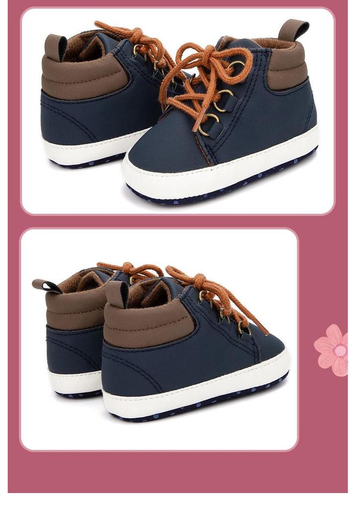 Non-Slip Canvas Baby Walking Shoes: Soft Sole, Breathable, and Protective for 0-1 Year Olds