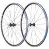 SHIMANO Rennrad-Rad 700C, Vorder- und Hinterrad-Set, Schwarz, EWHR501PCBY, WH-R501-P