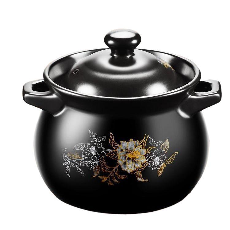 Keramický hrnec odolný vůči vysokým teplotám pro vaření gulášů, polévek a kaší