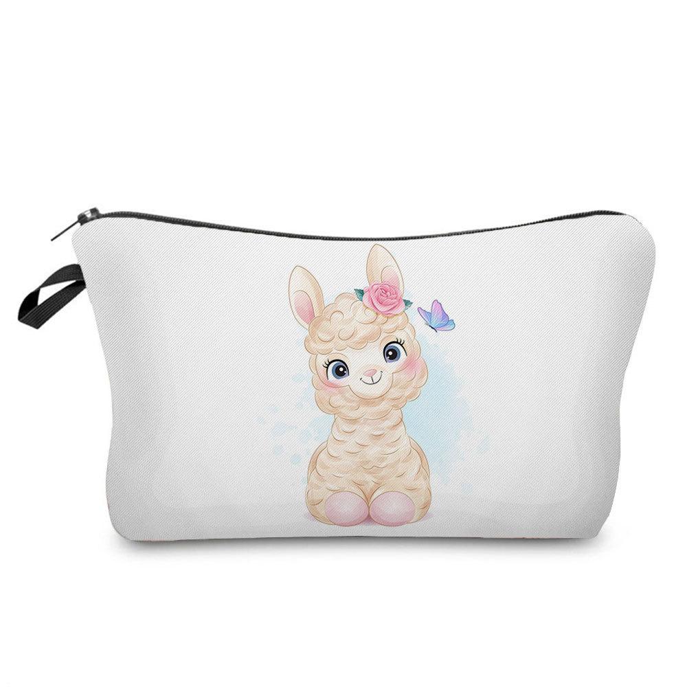 Women Animal Print Cosmetic Bag Toiletries Organize Travel Storage Case 6763