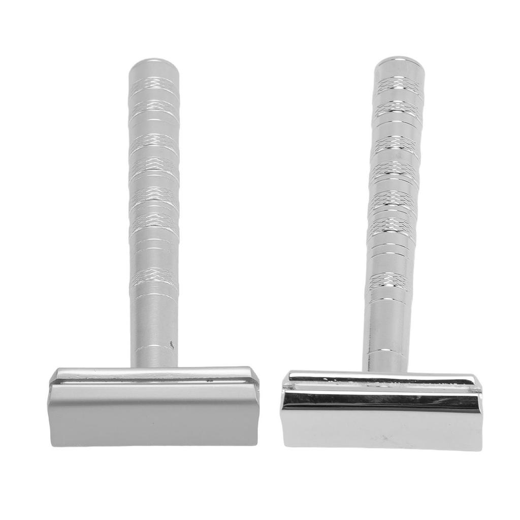 Long Handle Double Sided Safety Shaving Tool Washable Safety Beard Wet Shaving Kit for Men