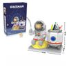 Knew built Luminous Astronaut Moon Micro brick Construction Bricks Kit Learning Playthings LED LIGHT Lights Technology Blocks ideal for Adults