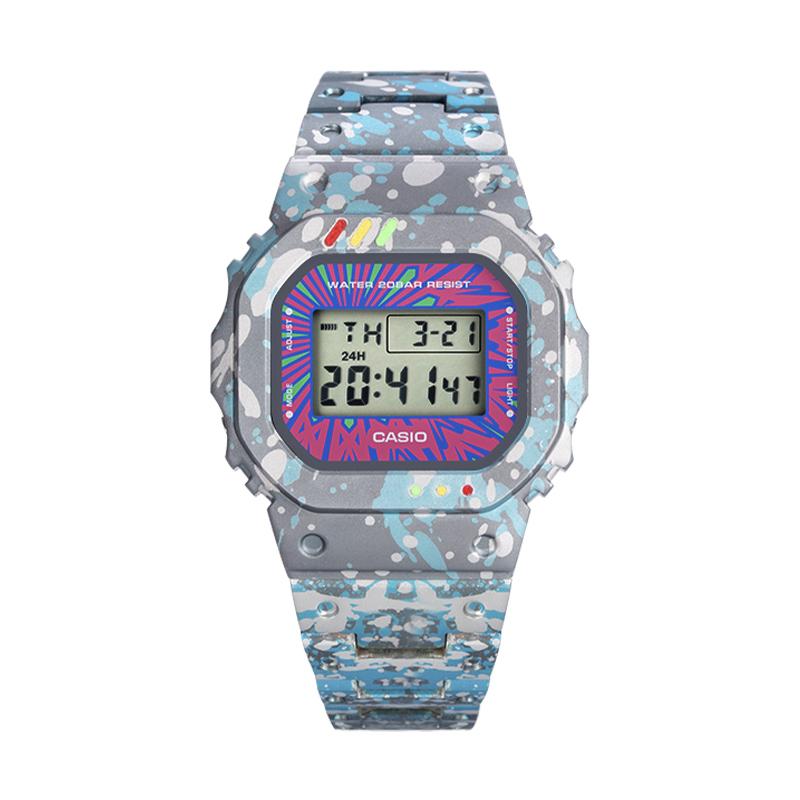 CASIO Unisex G-SQUAD Series Watch DW-5600DN-7(Team788--)