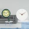 Melodic Green Clock with Musical Birds Easy to Read Silent Decorative Art for Bedroom Kitchen Office