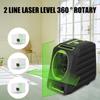 IP54 Professional 360° Rotary Laser Level Self-Levelling 2 Line Measure Meter V150°/ H130° New