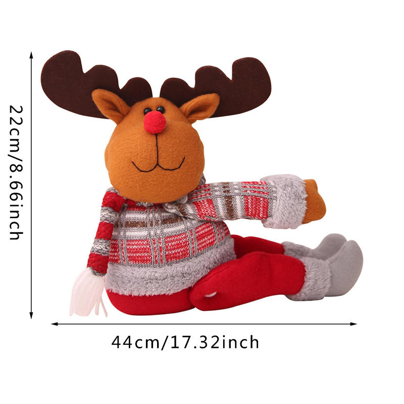 Christmas Curtain Buckle Tieback Santa Claus Elk Snowman Shape Curtain Tiebacks Curtain Fastener Buckle Christmas Home Decor