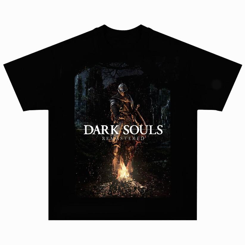 New Dark Souls (2011) Video Game Graphic Tee Gaming Gamer Bootleg Shirt S