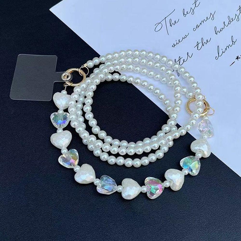 

Ручной работы бусины шнурок для мобильного телефона через плечо телефон длинный ремешок жемчужная цепочка для телефона сумочка кошелек Color gold