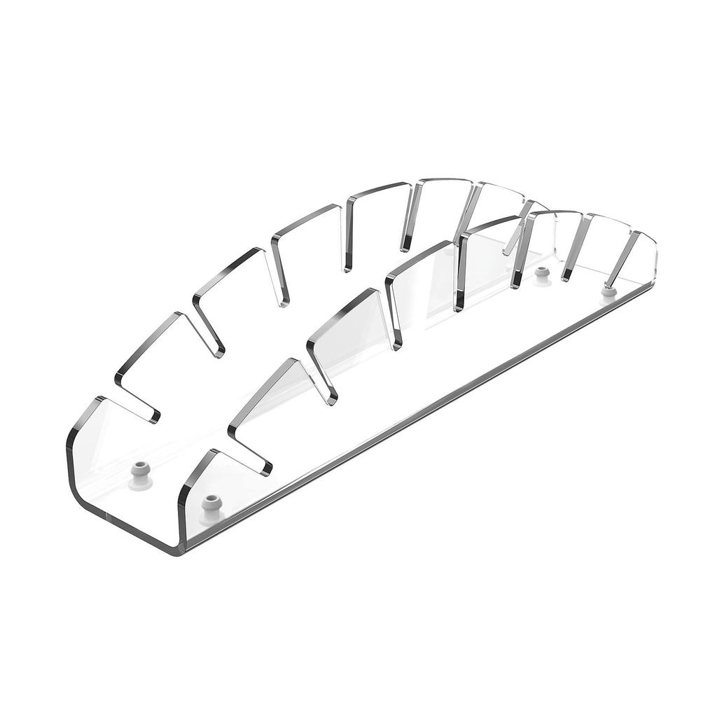 Hat Rack for Baseball Caps Acrylic Hat Display Stand Storage Holds Up to 7 Caps Showcase for Bedroom Closet Dresser Home